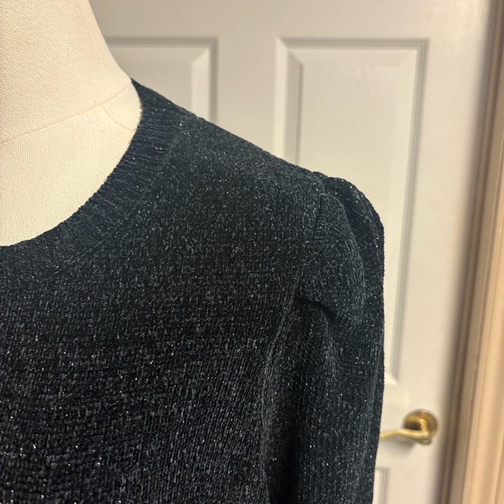 NWT Michael Kors Black Sparkly Sweater - Picture 4 of 8